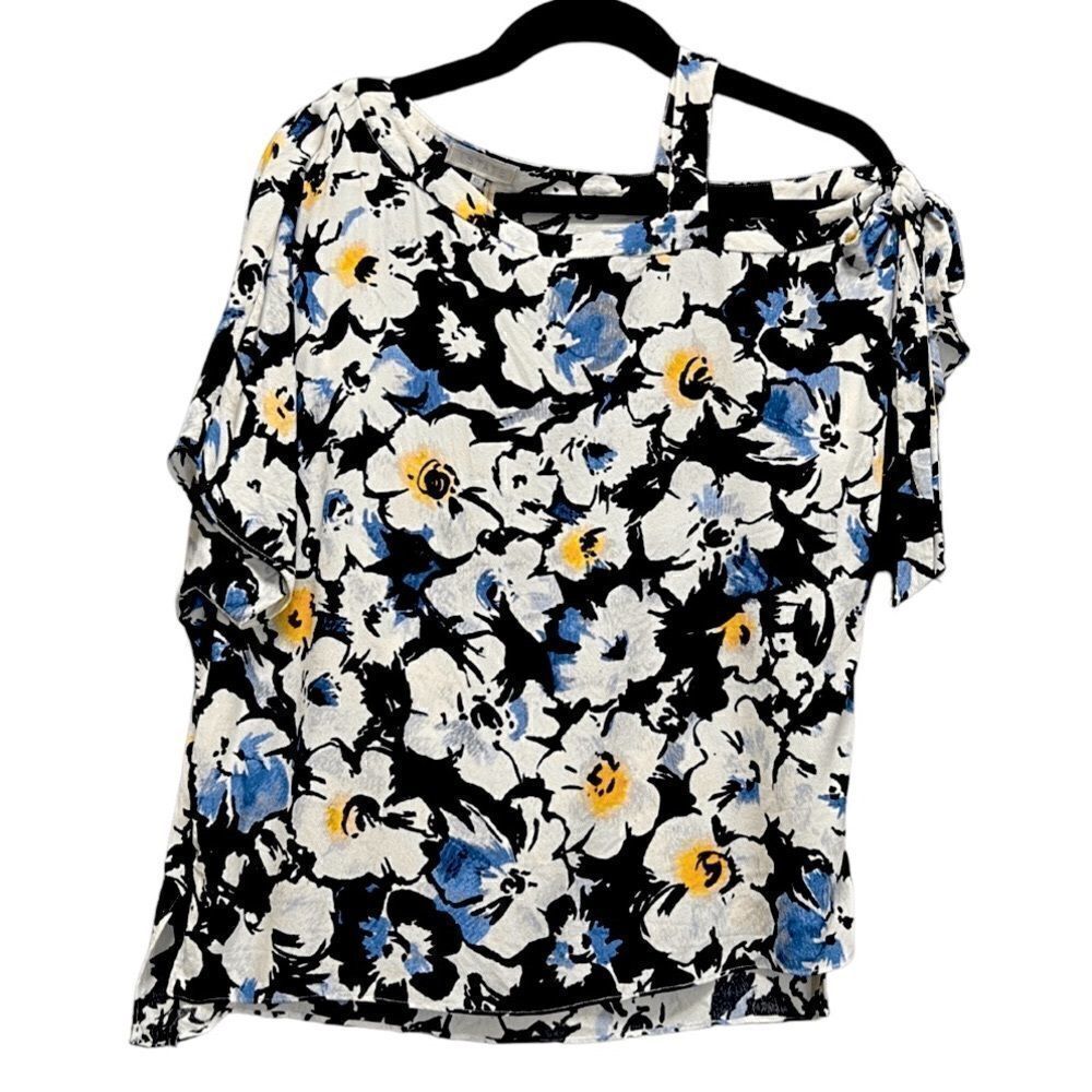 1. State Nordstrom floral cold shoulder off shoulder top blouse XS 2 4 6 - Picture 3 of 9